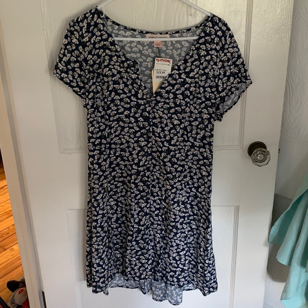 Blue flowered sundress